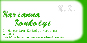 marianna konkolyi business card